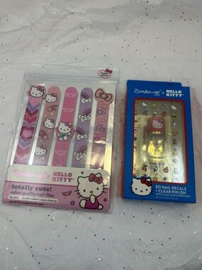 The Crème Shop x Hello Kitty Pink & Purple Nail Care Set